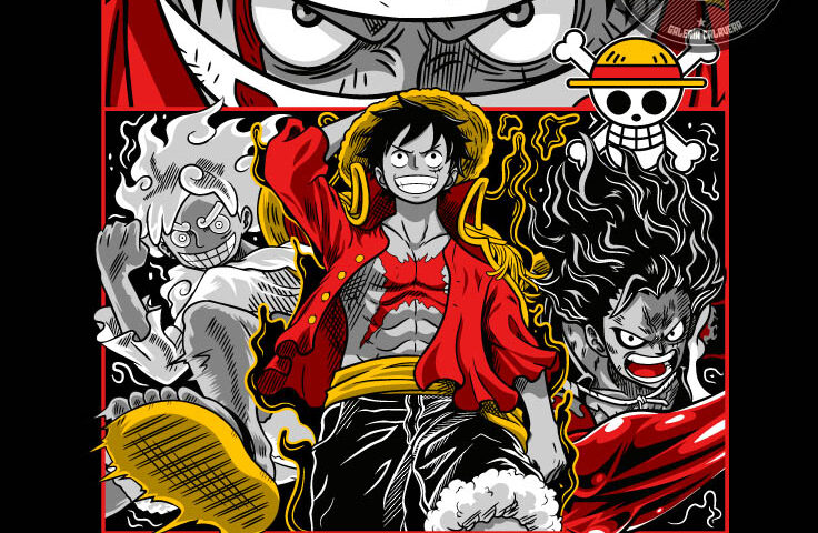 Luffy free vector