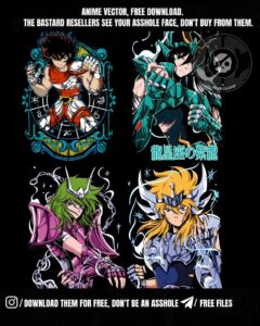 SAINT SEIYA VECTORS