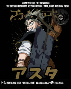 anime vector black clover