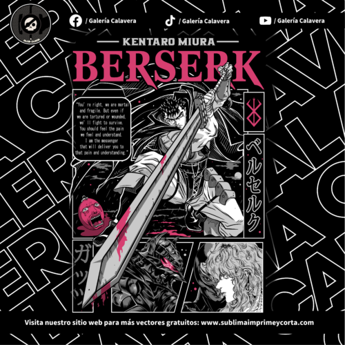 Free Anime Vector Berserk