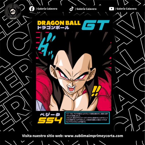 vector vegeta GT