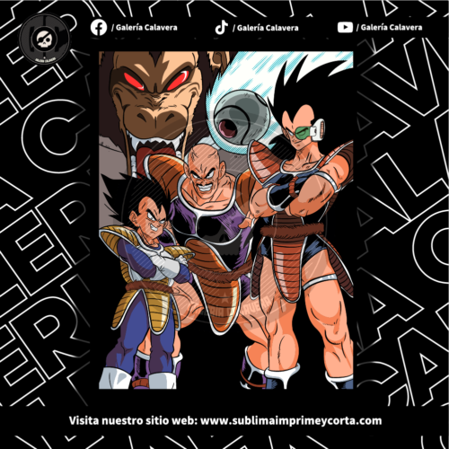 Dtf free design Saiyajin