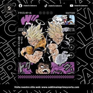 Goku y Vegeta vector