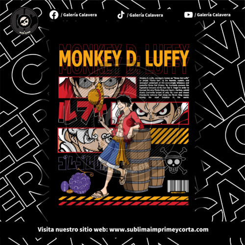 Monkey Luffy Free Design