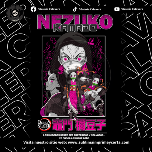 free png design nezuko