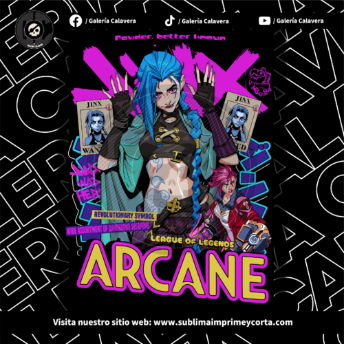 Free Design Jinx Arcane