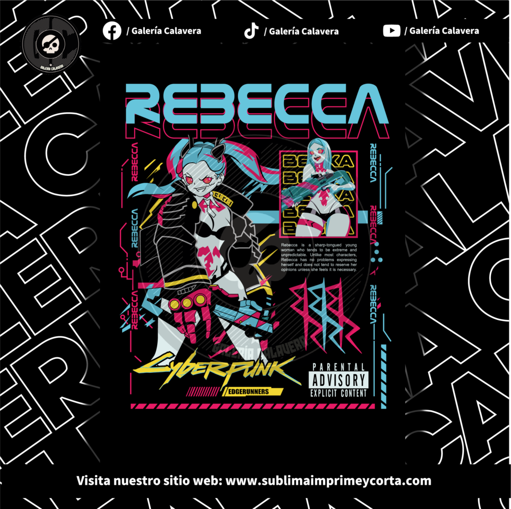 Free Vector Rebecca Cyberpunk