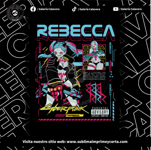 Free Vector Rebecca Cyberpunk